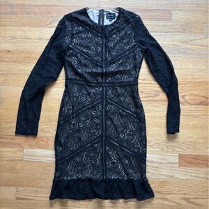 Bardot lace dress